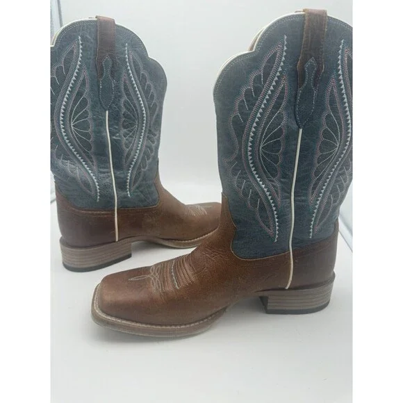 Ariat PrimeTime Baby Blue Cowboy Boots Women's Size 10 B 10025032 Western - Picture 7 of 16